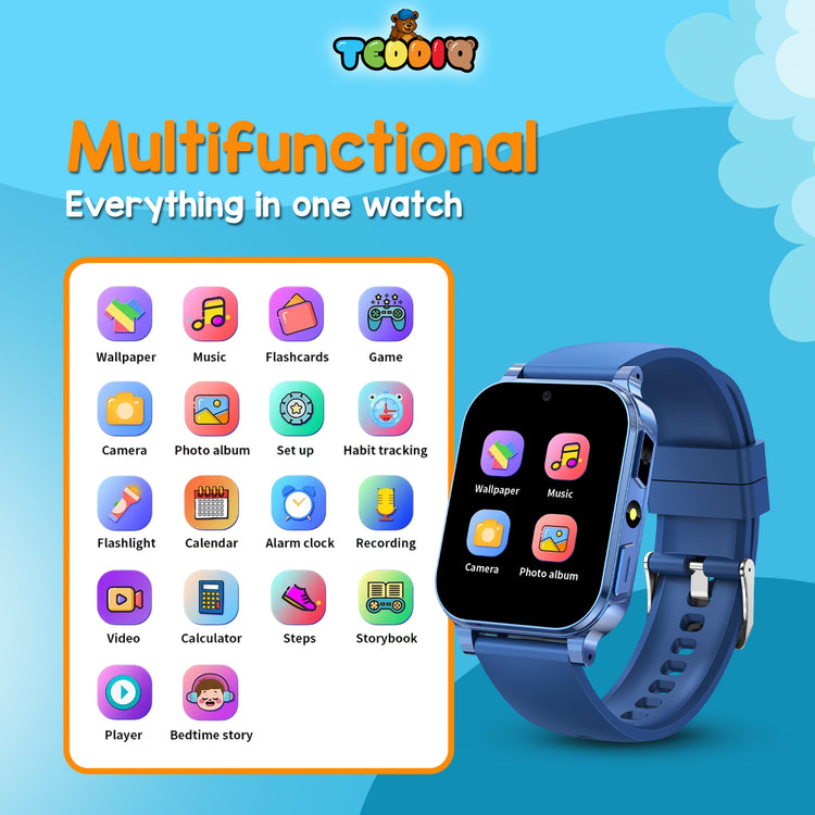 TeddiQ Play Watch – Learn & Play Safely