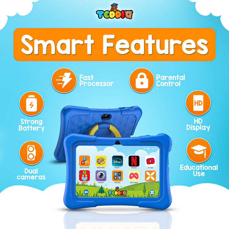 TeddiQ Kids Tablet Go – Powerful, Safe & Educational