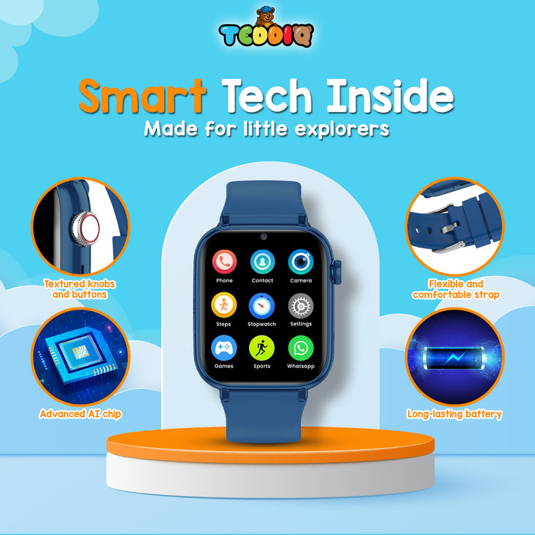 TeddiQ Smart Watch – Stay Connected & Safe