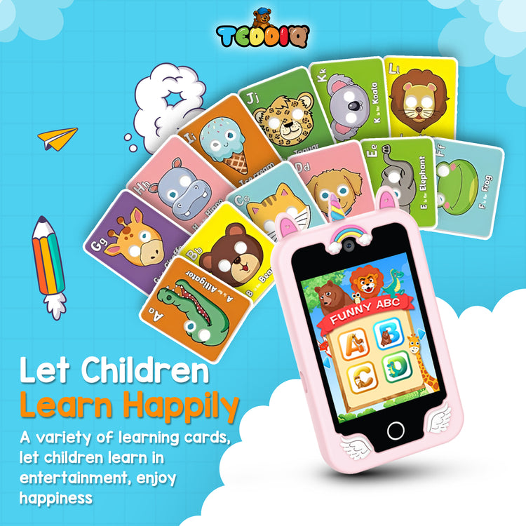 TeddiQ Play Phone – Learn, Play & Explore Safely