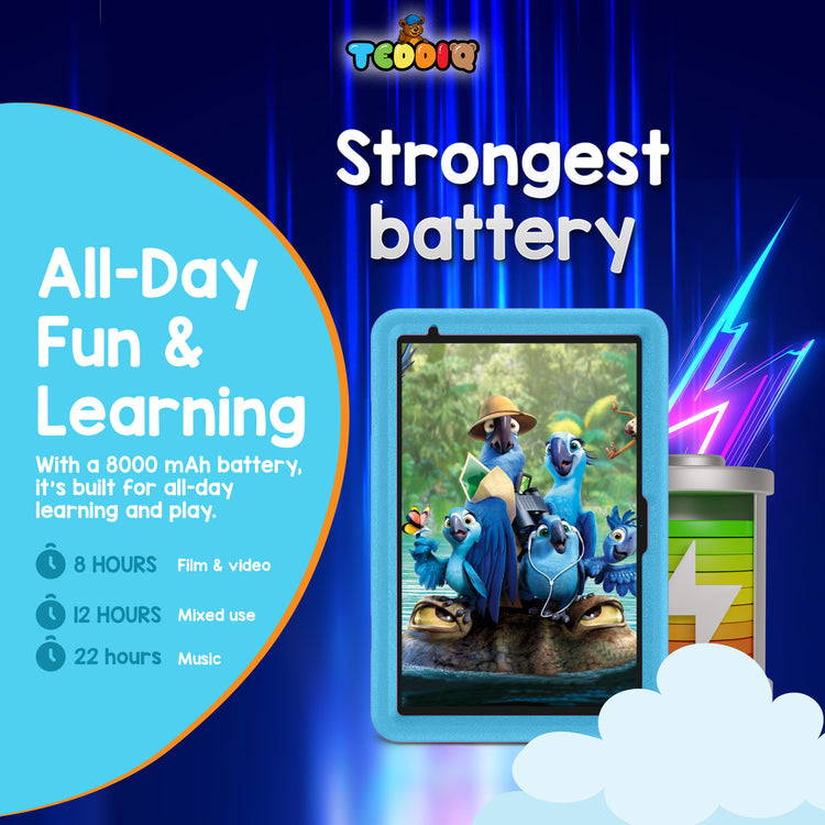 TeddiQ Kids Tablet Max – Powerful, Safe & Educational