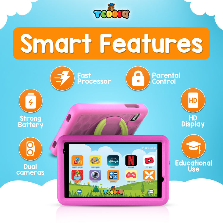 TeddiQ Kids Tablet Pro – Powerful, Safe & Educational