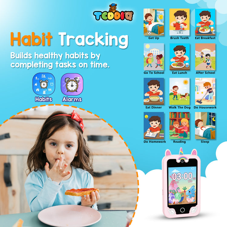 TeddiQ Play Phone – Learn, Play & Explore Safely