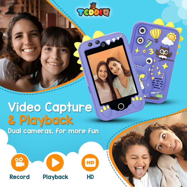 TeddiQ Play Phone – Learn, Play & Explore Safely