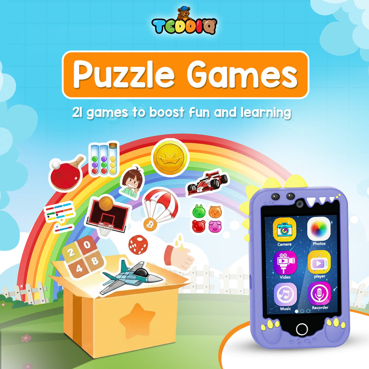 TeddiQ Play Phone – Learn, Play & Explore Safely