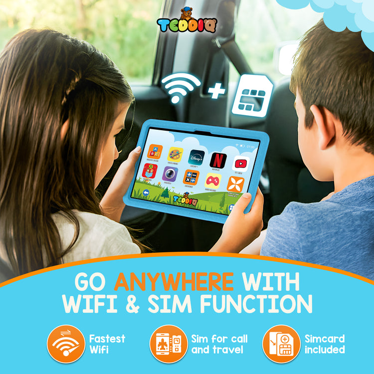TeddiQ Kids Tablet Max – Powerful, Safe & Educational