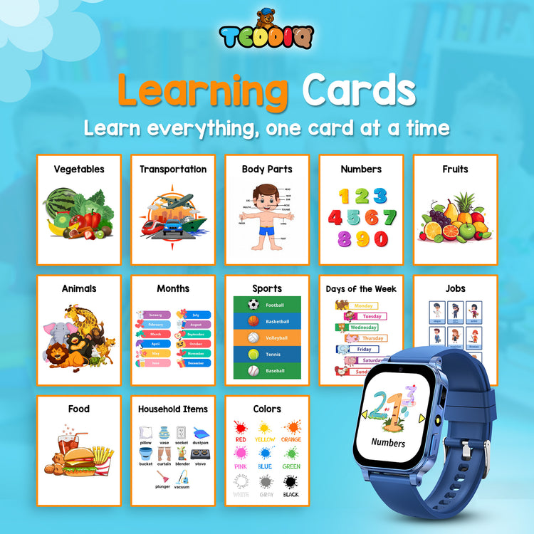 TeddiQ Play Watch – Learn & Play Safely