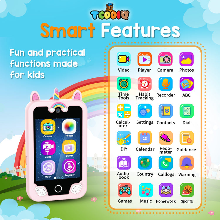 TeddiQ Play Phone – Learn, Play & Explore Safely