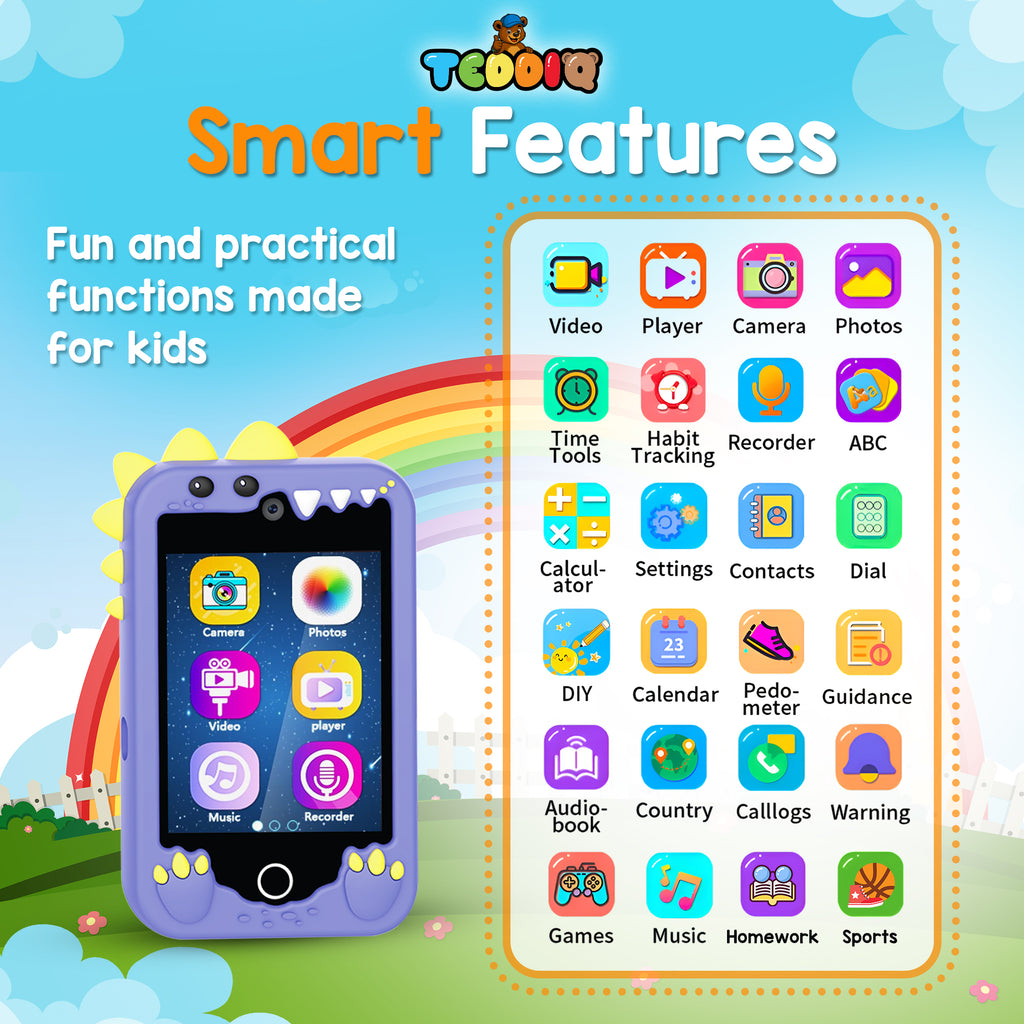 TeddiQ Play Phone – Learn, Play & Explore Safely