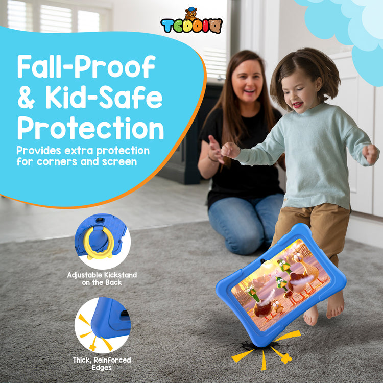 TeddiQ Kids Tablet Go  – Powerful, Safe & Educational
