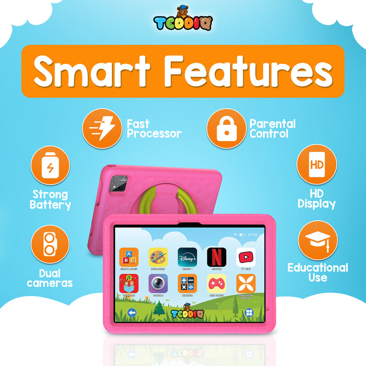 TeddiQ Kids Tablet Max – Powerful, Safe & Educational