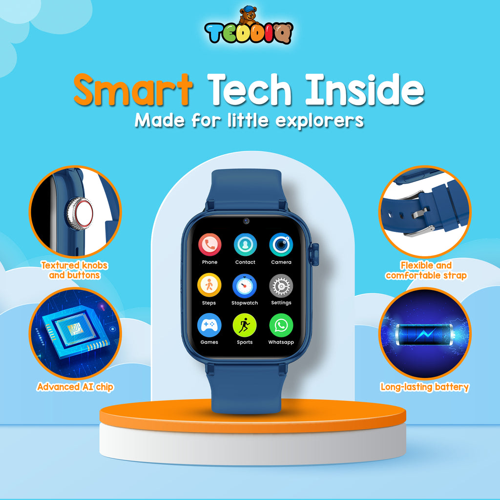 TeddiQ Smart Watch – Stay Connected & Safe