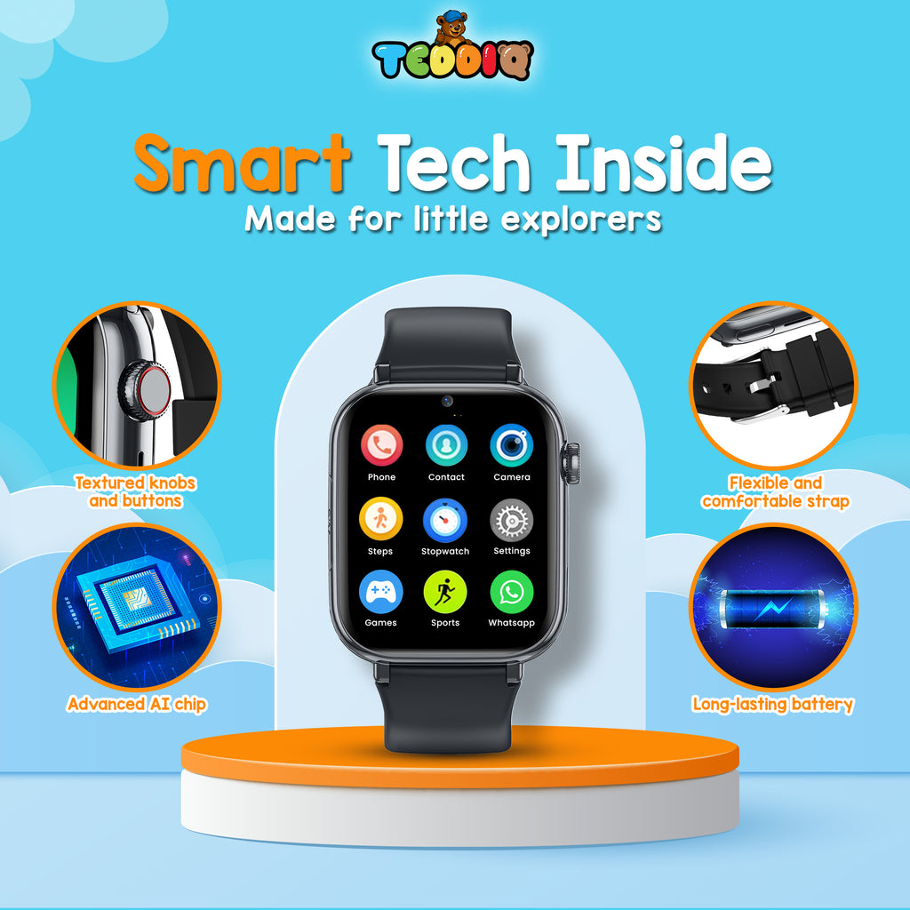 TeddiQ Smart Watch – Stay Connected & Safe