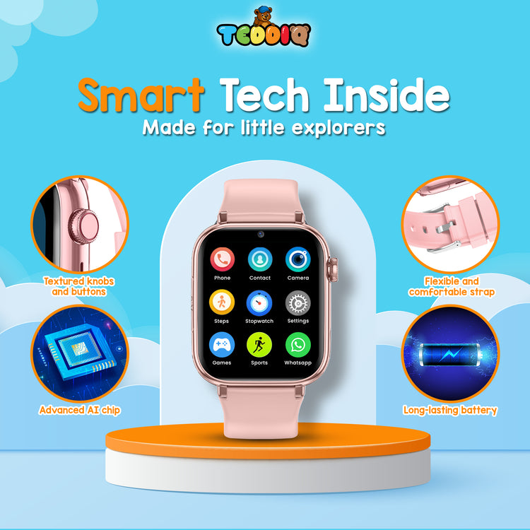 TeddiQ Smart Watch – Stay Connected & Safe