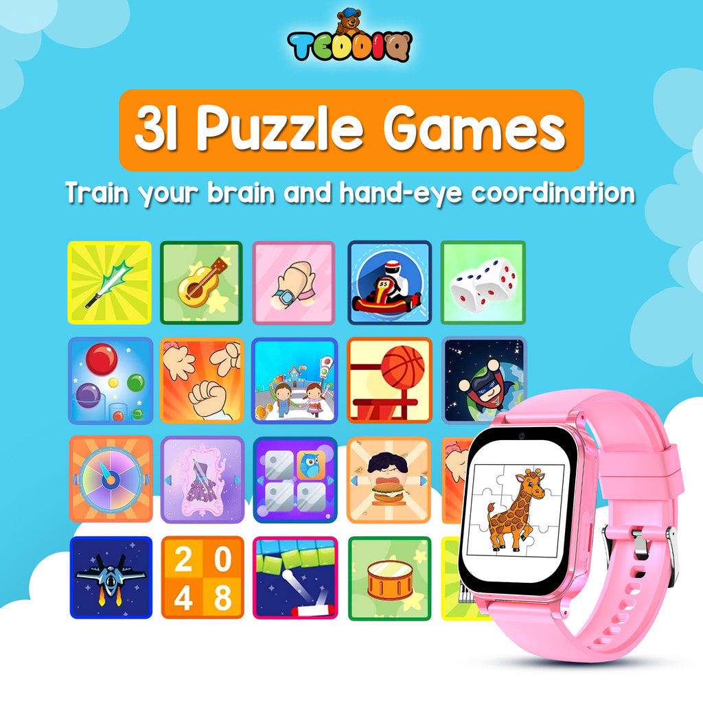 TeddiQ Play Watch – Learn & Play Safely