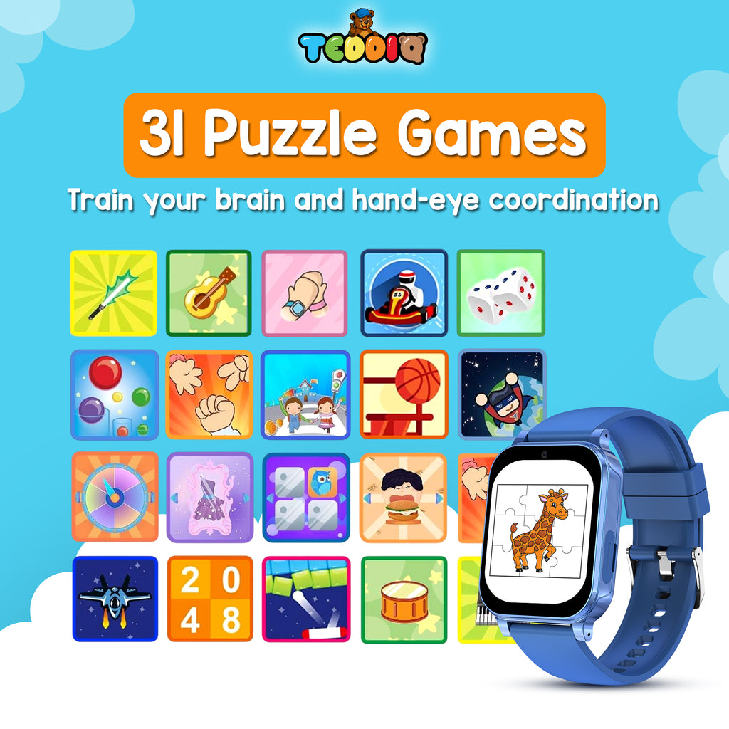 TeddiQ Play Watch – Learn & Play Safely