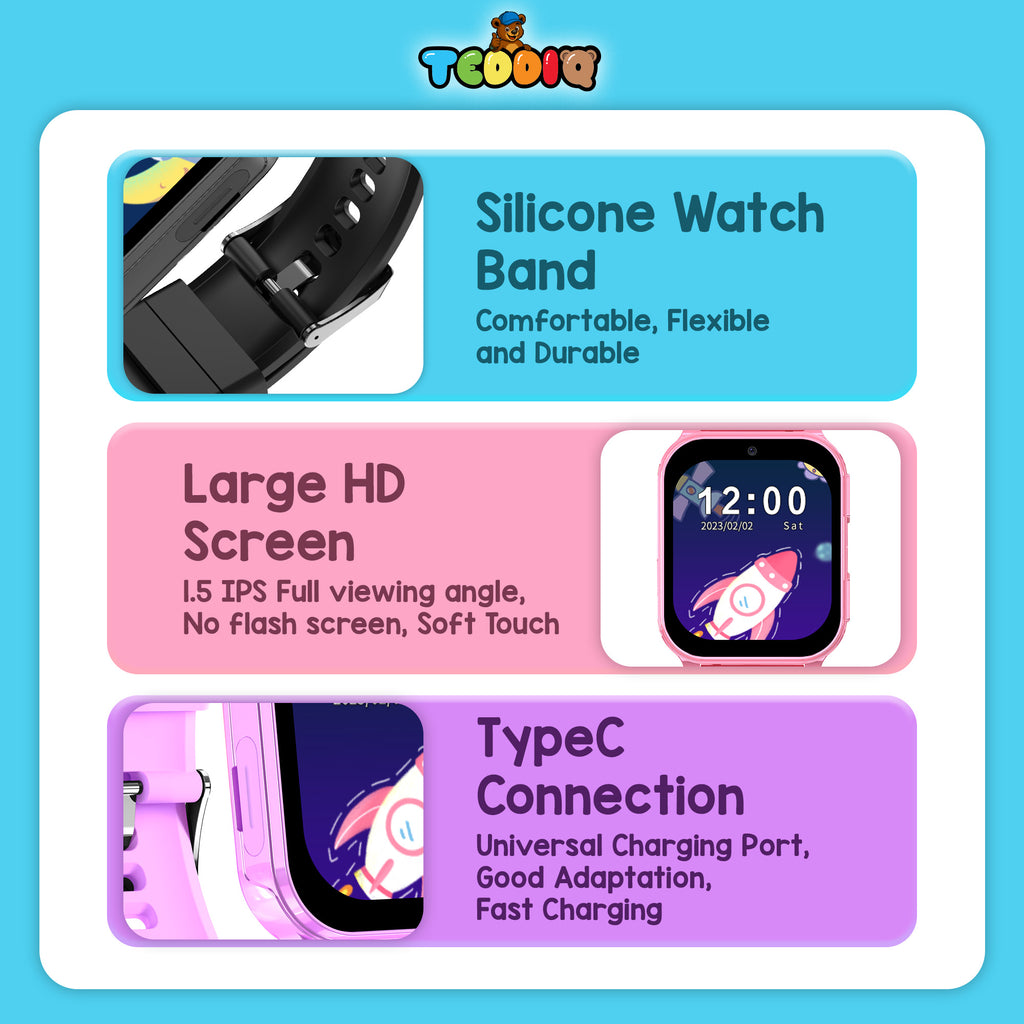 TeddiQ Play Watch – Learn & Play Safely