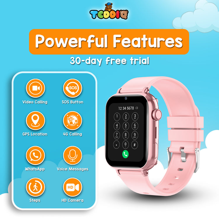 TeddiQ Smart Watch – Stay Connected & Safe