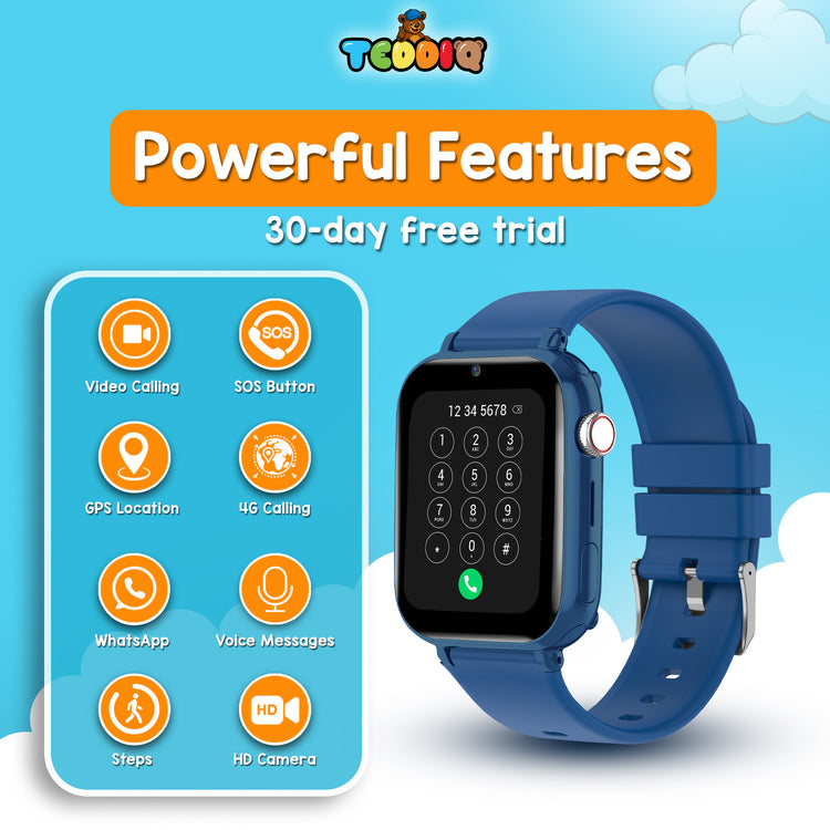 TeddiQ Smart Watch – Stay Connected & Safe