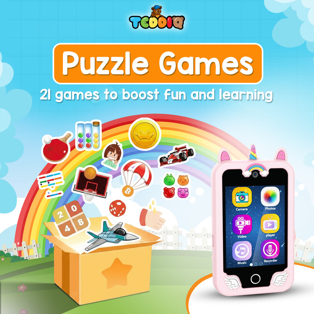 TeddiQ Play Phone – Learn, Play & Explore Safely