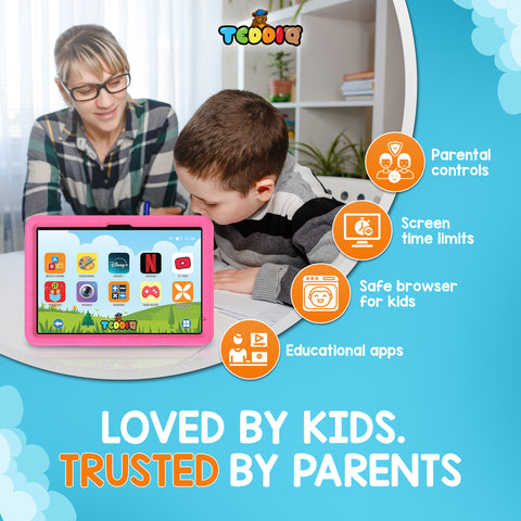 TeddiQ Kids Tablet Max – Powerful, Safe & Educational