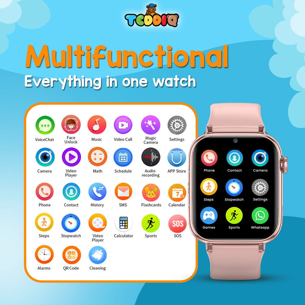 TeddiQ Smart Watch – Stay Connected & Safe