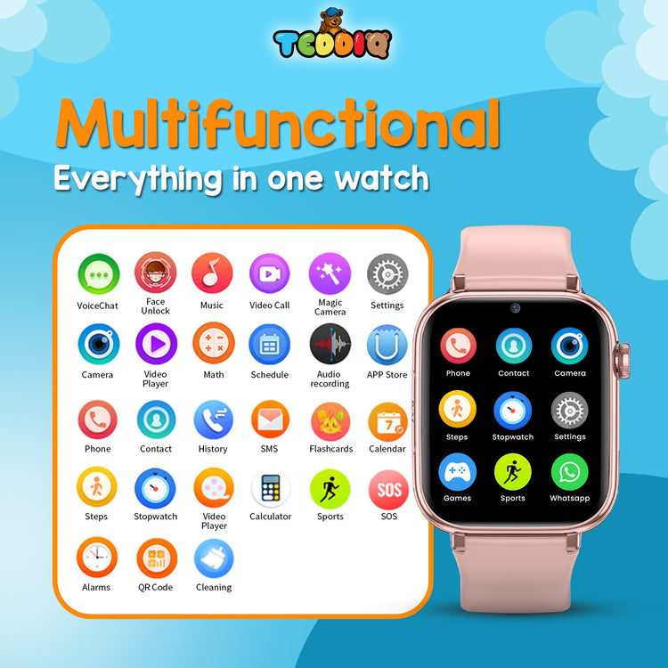 TeddiQ Smart Watch – Stay Connected & Safe