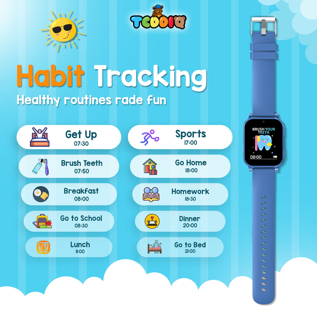TeddiQ Play Watch – Learn & Play Safely