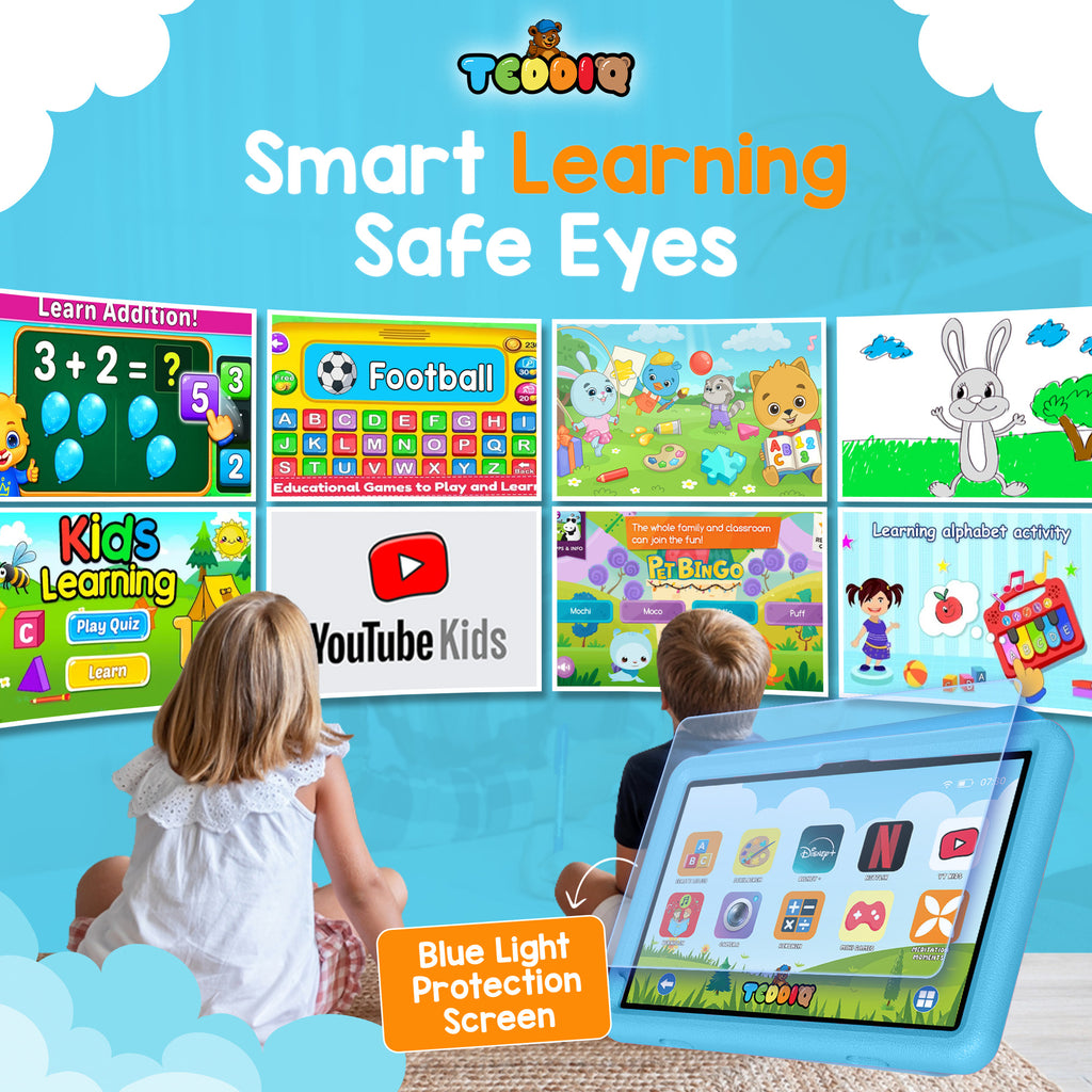 TeddiQ Kids Tablet Max – Powerful, Safe & Educational