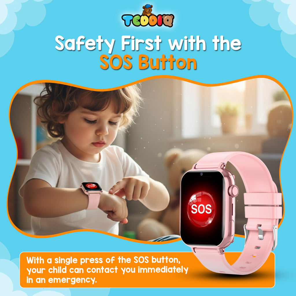 TeddiQ Smart Watch – Stay Connected & Safe