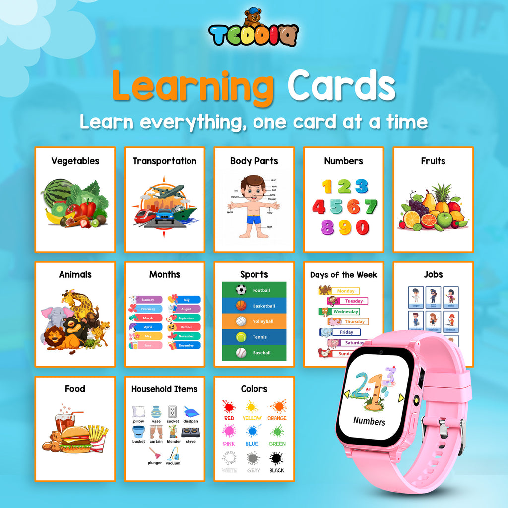 TeddiQ Play Watch – Learn & Play Safely