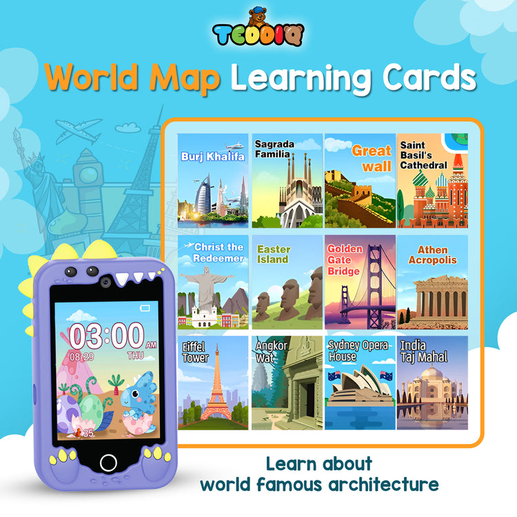 TeddiQ Play Phone – Learn, Play & Explore Safely