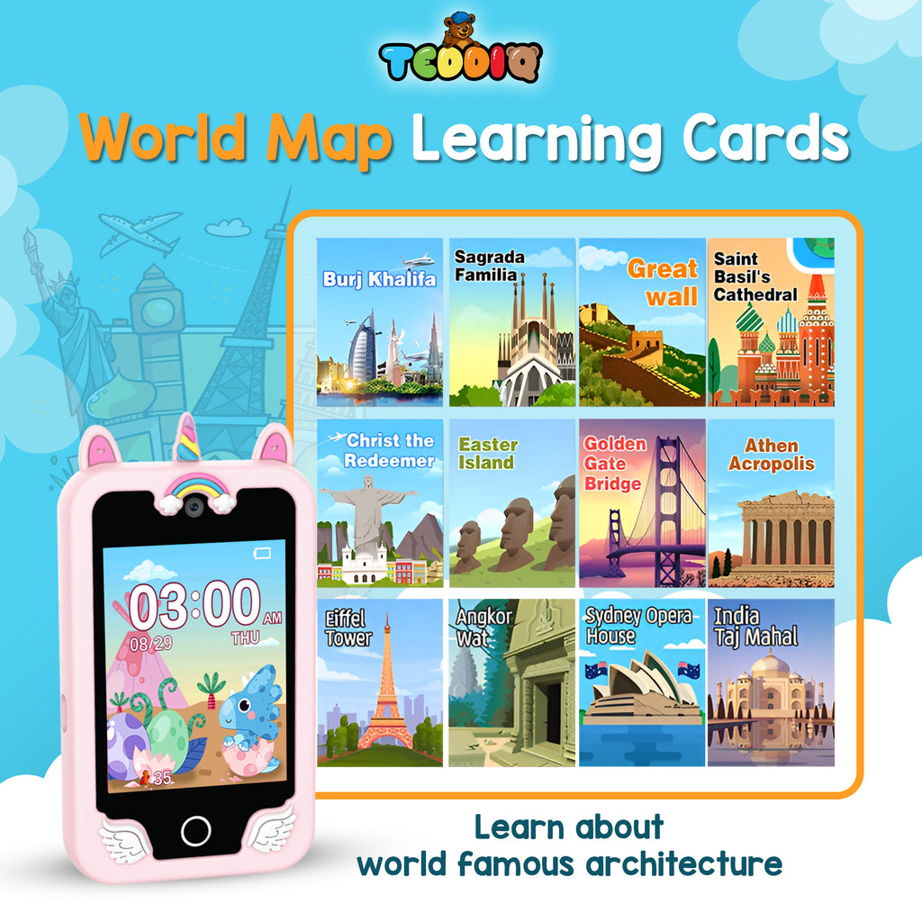 TeddiQ Play Phone – Learn, Play & Explore Safely