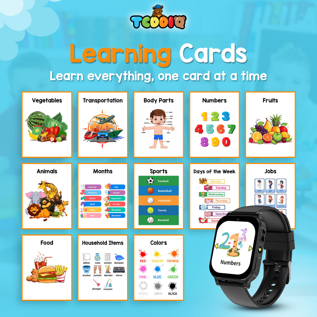 TeddiQ Play Watch – Learn & Play Safely
